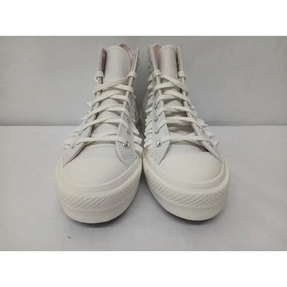 Converse Women's Chuck Taylor All Stars Lift HI Sneakers A13388C Vint White Sz 9 - Picture 4 of 10